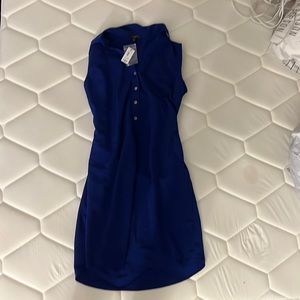 Colander button up fitted midi dress size large